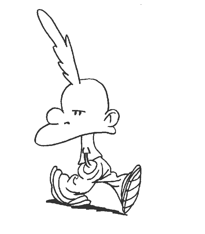 coloriage titeuf mains dans les poches